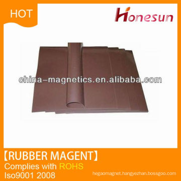 Brown rubber magnetic strips for sale